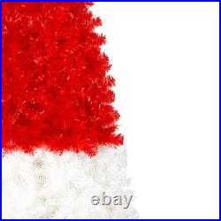 6FT Christmas Tree with LED Light & with 1050 Tips Santa's Hat Shape Xmas Tree