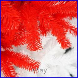 6FT Christmas Tree with LED Light & with 1050 Tips Santa's Hat Shape Xmas Tree