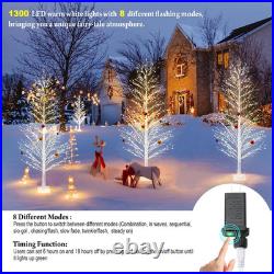 6FT Enchanting Birch Tree with 1300 LED Lights, Twinkle Light White Christmas Tr 6FT Enchanting Birch Tree with 1300 LED Lights, Twinkle Light White Christmas Tr