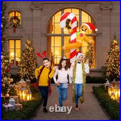 6FT Funny Gingerbread Christmas Inflatable Outdoor Yard LED Holiday Decor