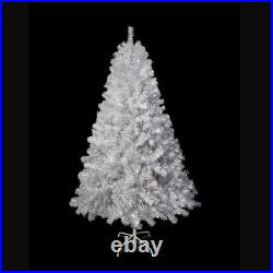 6FT Pre-Lit Artificial Christmas Tree with 300 LED Lights & Metal Stand