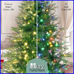 6FT Pre-Lit Aspen Fir Artificial Christmas Tree with Wreath&Garland Green 6FT Pre-Lit Aspen Fir Artificial Christmas Tree with Wreath&Garland Green