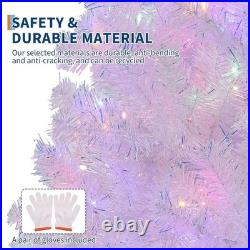 6FT Rose Gold Prelit Christmas Tree LED Lights, Sparkle Xmas, US Shipping