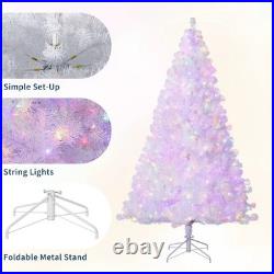 6FT Rose Gold Prelit Christmas Tree LED Lights, Sparkle Xmas, US Shipping