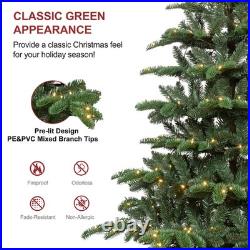 6Ft Prelit Green spruce Artificial Christmas Tree X-Shaped Wooden Base&300 Light 6Ft Prelit Green spruce Artificial Christmas Tree X-Shaped Wooden Base&300 Light