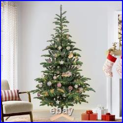 6Ft Prelit Green spruce Artificial Christmas Tree X-Shaped Wooden Base&300 Light 6Ft Prelit Green spruce Artificial Christmas Tree X-Shaped Wooden Base&300 Light