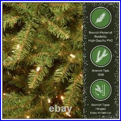 6.5 ft PreLit Dunhill Fir Artificial Christmas Tree, 650 Warm White LED Light