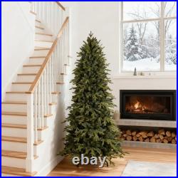 6.5 ft Slim Pencil Skinny Artificial Christmas Tree with 2142 PE PVC Branch Tip