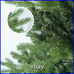 6.5 ft Slim Pencil Skinny Artificial Christmas Tree with 2142 PE PVC Branch Tip