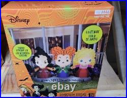 6.5ft Disney Hocus Pocus Sanderson Sisters Halloween Inflatable Home Depot NEW