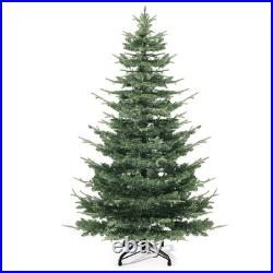 6.5ft Pre-Lit Artificial Aspen Fir Artificial Christmas Tree with 900 Branch Tips