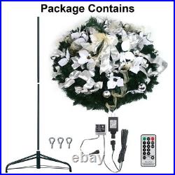 6/6.5FT Pull up Christmas Tree Prelit with 200 LED Lights for Xmas Holiday Decor 6/6.5FT Pull up Christmas Tree Prelit with 200 LED Lights for Xmas Holiday Decor