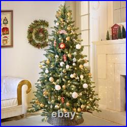 6/7/8/9 ft Prelit Led christmas tree Colorado Blue Spruce fir Artificial Tree