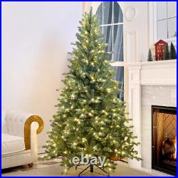 6/7/8/9 ft Prelit Led christmas tree Colorado Blue Spruce fir Artificial Tree
