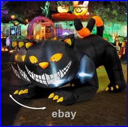 6 FT Halloween Inflatables Outdoor Black Cat With Shakable Head Blow Up Yard Décor 6 FT Halloween Inflatables Outdoor Black Cat With Shakable Head Blow Up Yard Décor