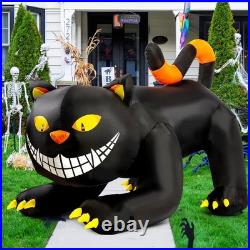 6 FT Halloween Inflatables Outdoor Black Cat With Shakable Head Blow Up Yard Décor 6 FT Halloween Inflatables Outdoor Black Cat With Shakable Head Blow Up Yard Décor