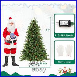 6 FT Lighted Christmas Tree & PE Bag 3-Minute Quick Shape Quick Power Connector 6 FT Lighted Christmas Tree & PE Bag 3-Minute Quick Shape Quick Power Connector