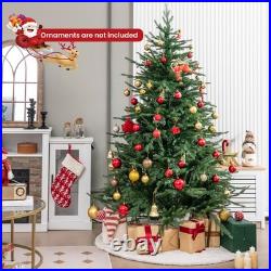 6 FT Pre-Lit Artificial Christmas Tree Hinged 788 Branch Tips, 280 LED Lights