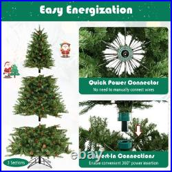 6 FT Pre-Lit Christmas Tree 3-Minute Quick Shape with Quick Power Connector Timer 6 FT Pre-Lit Christmas Tree 3-Minute Quick Shape with Quick Power Connector Timer