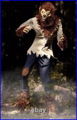 6 Foot Feral Werewolf Animatronic Seasonal Visions International Decoration