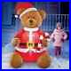 6_Foot_Plush_Santa_Teddy_Bear_Lighted_Christmas_Outdoor_Airblown_Inflatable_01_juns