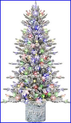 6 Ft Artificial Christmas Tree with 551 PVC Branch Tips, Foldable Metal Stand an 6 Ft Artificial Christmas Tree with 551 PVC Branch Tips, Foldable Metal Stand an