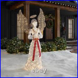 6 Ft. Polar Wishes LED Angel Holiday Yard Decoration Christmas