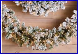 6' SNAKE LIGHT FLOCKED SPRUCE GARLAND 72in Christmas NEW RAZ Imports G4352016 6' SNAKE LIGHT FLOCKED SPRUCE GARLAND 72in Christmas NEW RAZ Imports G4352016