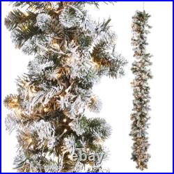 6' SNAKE LIGHT FLOCKED SPRUCE GARLAND 72in Christmas NEW RAZ Imports G4352016 6' SNAKE LIGHT FLOCKED SPRUCE GARLAND 72in Christmas NEW RAZ Imports G4352016