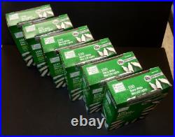 6 boxes Home Accents Super-Bright 100 Warm White Mini LED Lights STEADY LIT NEW