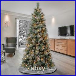 6 ft. Pre-Lit Perry Mixed Pine Tree with Clear Lights, Plug-In
