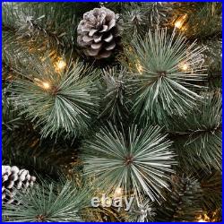 6 ft. Pre-Lit Perry Mixed Pine Tree with Clear Lights, Plug-In