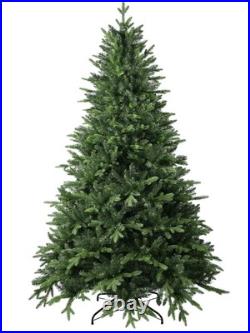 6 ft christmas tree with 1413 PE&PVC Mixed Branch Tips Unlit Hinged Premium Tree