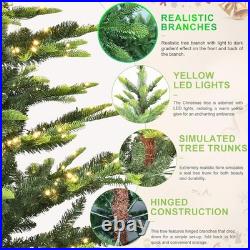 6foot Pre-lit Artificial Christmas Tree Aspen Fir Sparse Fake Xmas Tree with Stand 6foot Pre-lit Artificial Christmas Tree Aspen Fir Sparse Fake Xmas Tree with Stand