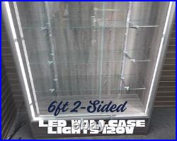 6ft 2-sided led showcase light, 120volt 50watt 6000K (No Transformer Needed)