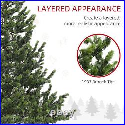 6ft Artificial Sparse Cedar Christmas Tree with LED Lights