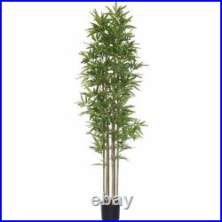 6ft Bamboo Artificial Tree, Faux Bamboo Plant, Artificial Plant with 6 Trunks