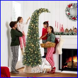 6ft Christmas Tree 493 Branches Tips Xmas Decoration with 200 LEDs Light 8 modes