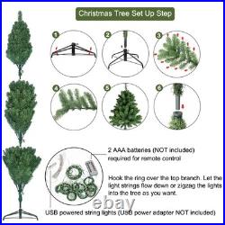 6ft Christmas Tree with Ornaments and Lights All in ONE Classic Themed Completed