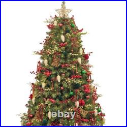 6ft Christmas Tree with Ornaments and Lights All in ONE Classic Themed Completed
