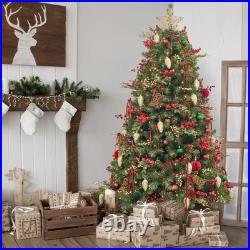 6ft Christmas Tree with Ornaments and Lights All in ONE Classic Themed Completed