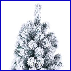 6ft Flocking Tied Light 1202 Branches Christmas Tree 6ft Flocking Tied Light 1202 Branches Christmas Tree