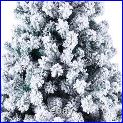 6ft Flocking Tied Light 1202 Branches Christmas Tree 6ft Flocking Tied Light 1202 Branches Christmas Tree