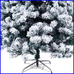 6ft Flocking Tied Light 1202 Branches Christmas Tree 6ft Flocking Tied Light 1202 Branches Christmas Tree