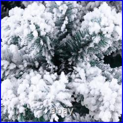 6ft Flocking Tied Light 1202 Branches Christmas Tree 6ft Flocking Tied Light 1202 Branches Christmas Tree