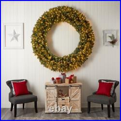 6ft Giant Flocked Christmas Holiday Wreath 400 LEDs & 920 Tips. Retail $557 6ft Giant Flocked Christmas Holiday Wreath 400 LEDs & 920 Tips. Retail $557