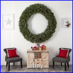 6ft Giant Flocked Christmas Holiday Wreath 400 LEDs & 920 Tips. Retail $557 6ft Giant Flocked Christmas Holiday Wreath 400 LEDs & 920 Tips. Retail $557