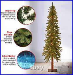 6ft Lifelike Cedar Christmas Tree with 476 Branch Tips & Beautiful Lighting 6ft Lifelike Cedar Christmas Tree with 476 Branch Tips & Beautiful Lighting