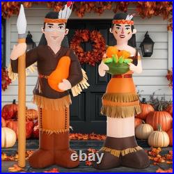 6ft Thanksgiving Harvest Native American Inflatable Outdoor Decorations India