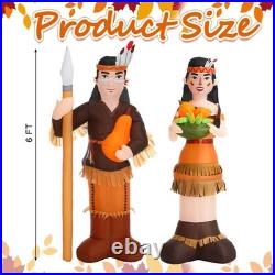 6ft Thanksgiving Harvest Native American Inflatable Outdoor Decorations India